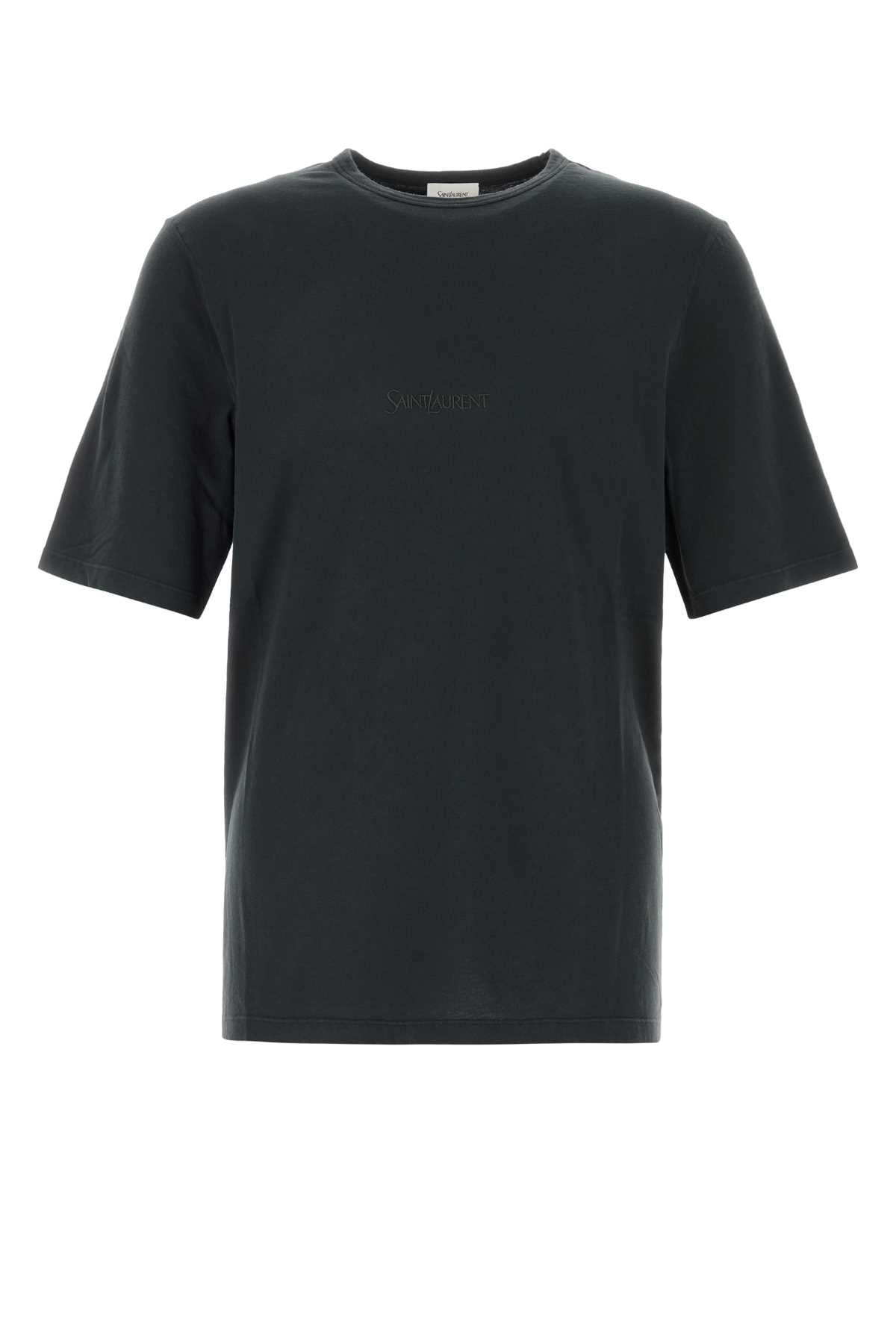 SAINT LAURENT T SHIRT COL ROND MAN For Men Exterior: 100% Cotton