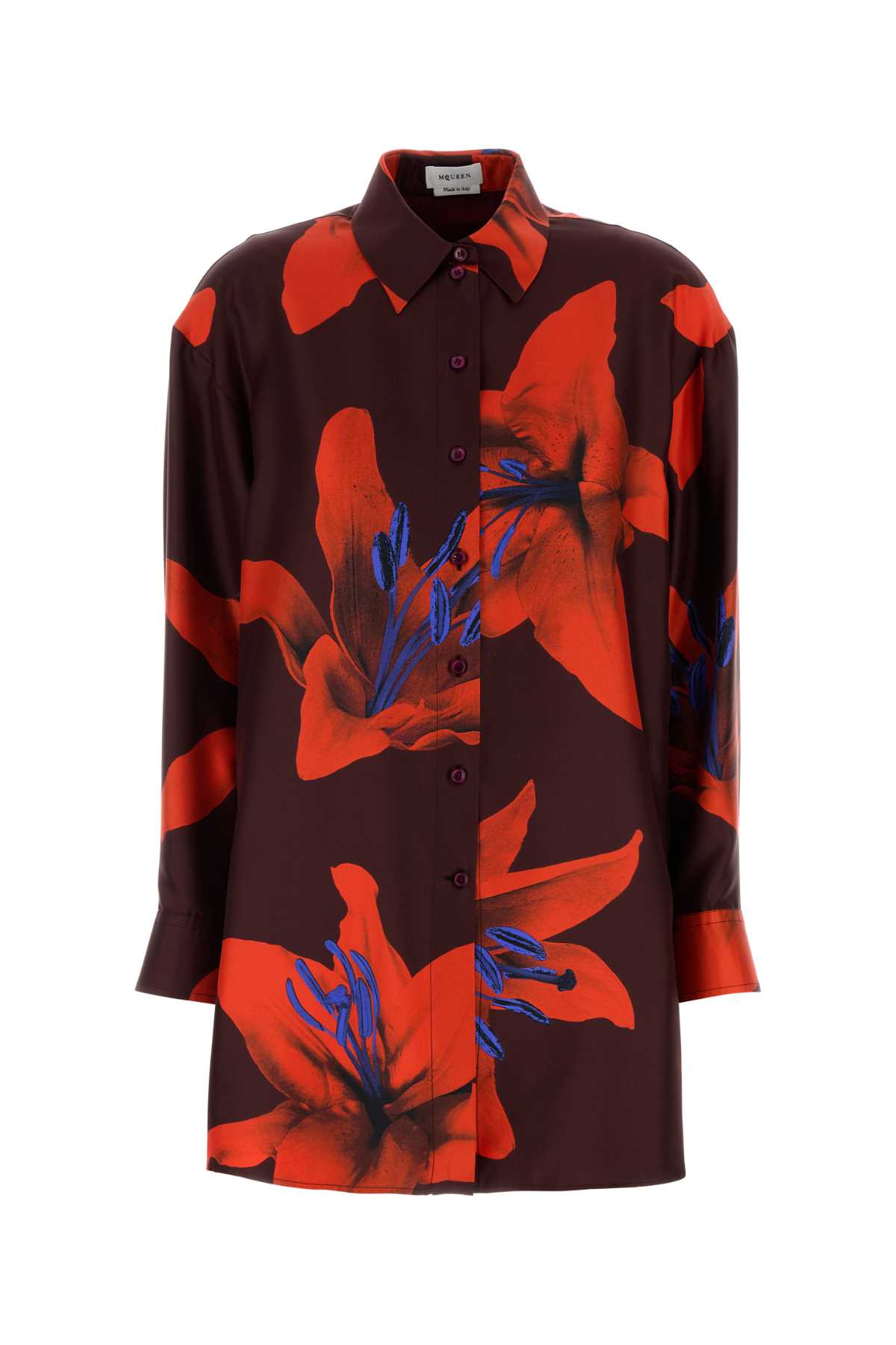 ALEXANDER MCQUEEN SHIRT For Women Exterior: 100% Silk