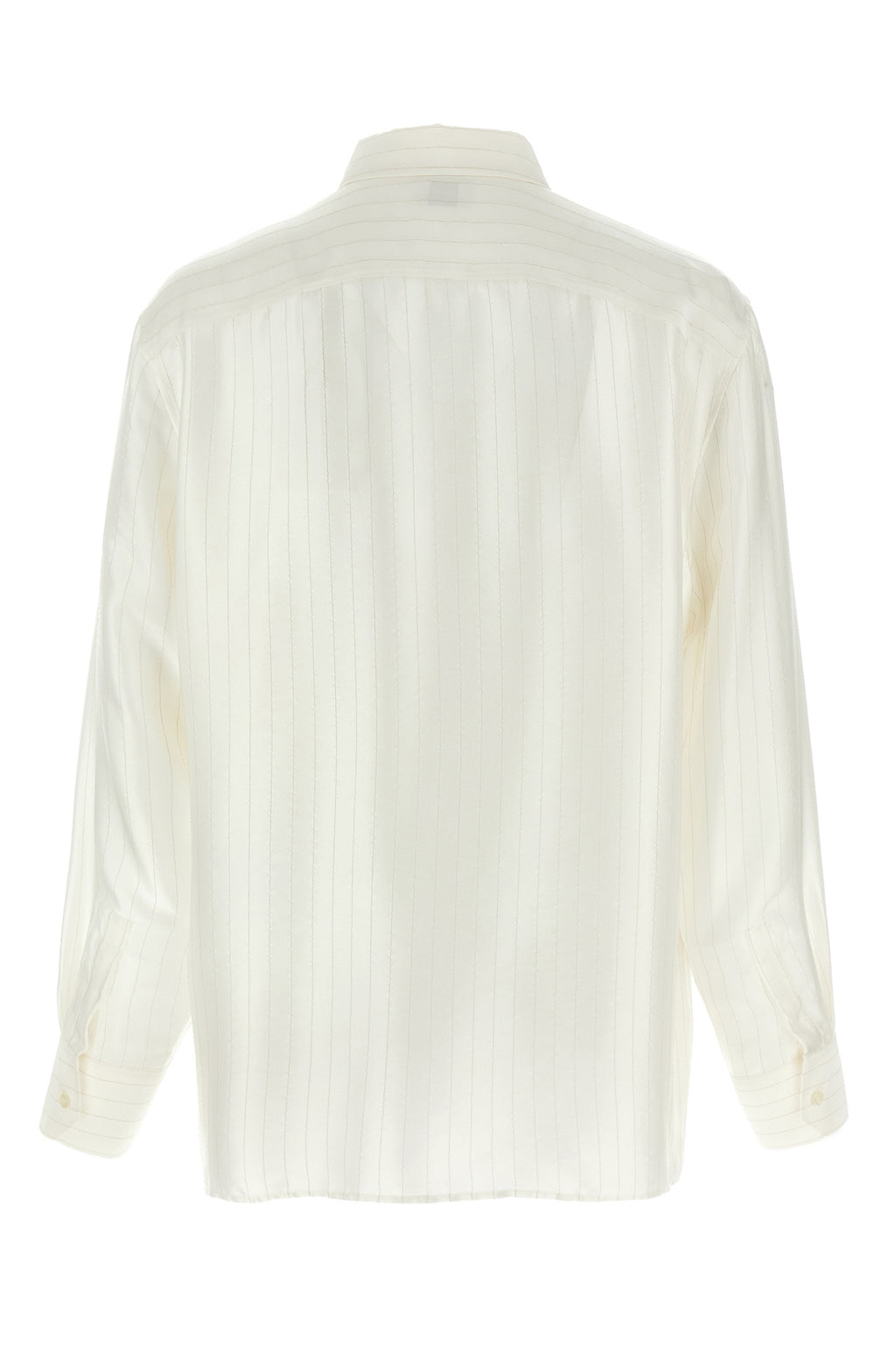 SAINT LAURENT Striped shirt For Men 98% silk, 2% polyester