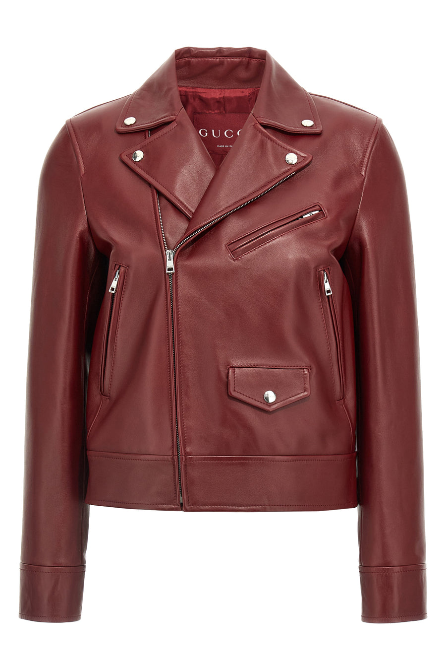gucci Leather biker jacket