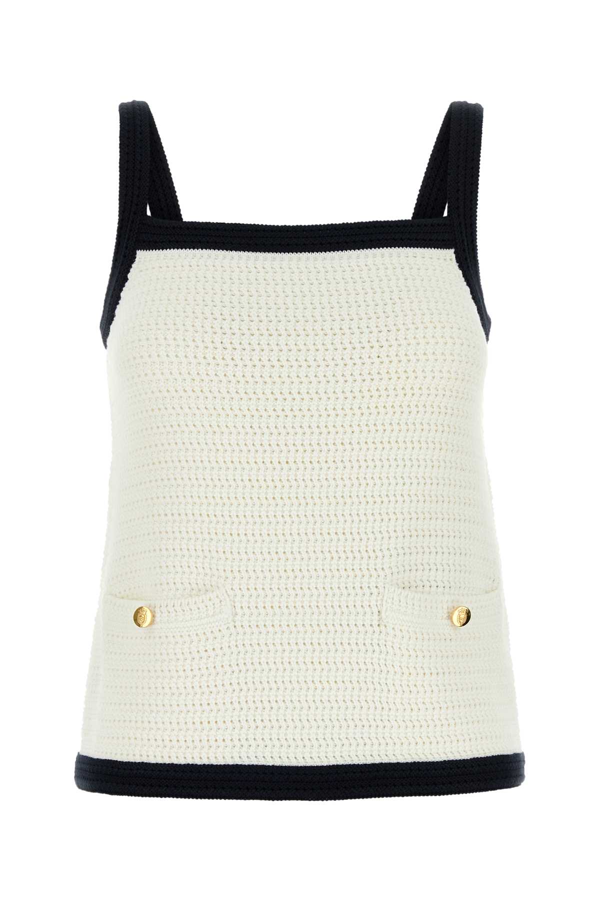 GUCCI TANK For Women Exterior: 97% Cotton 2% Nylon 1% Elastane