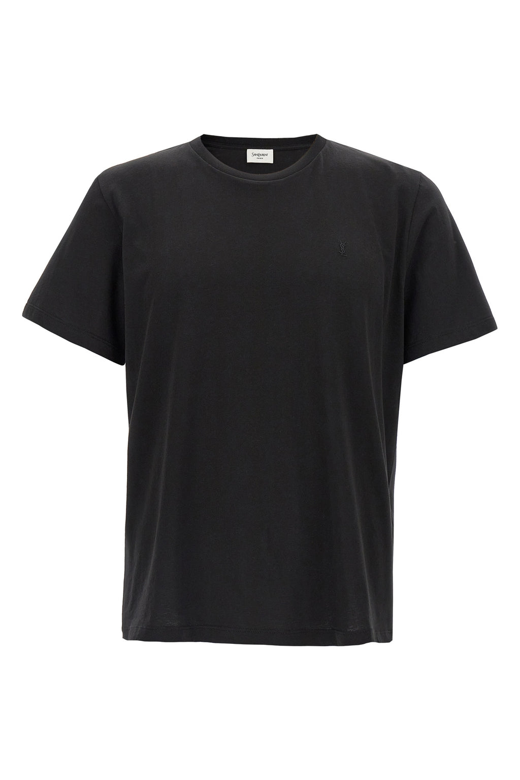 SAINT LAURENT 'Cassandre' embroidery t-shirt For Men 100% cotton