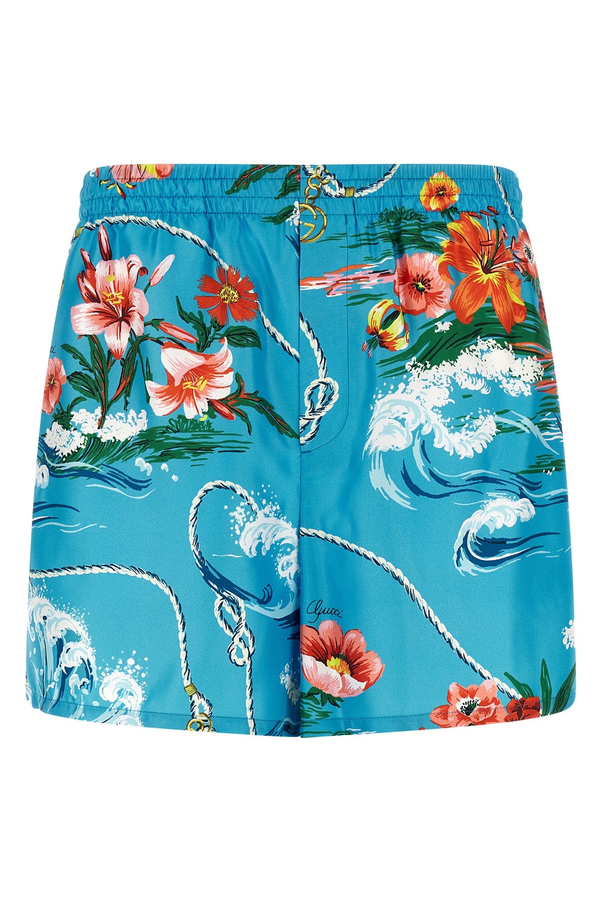 floral print shorts