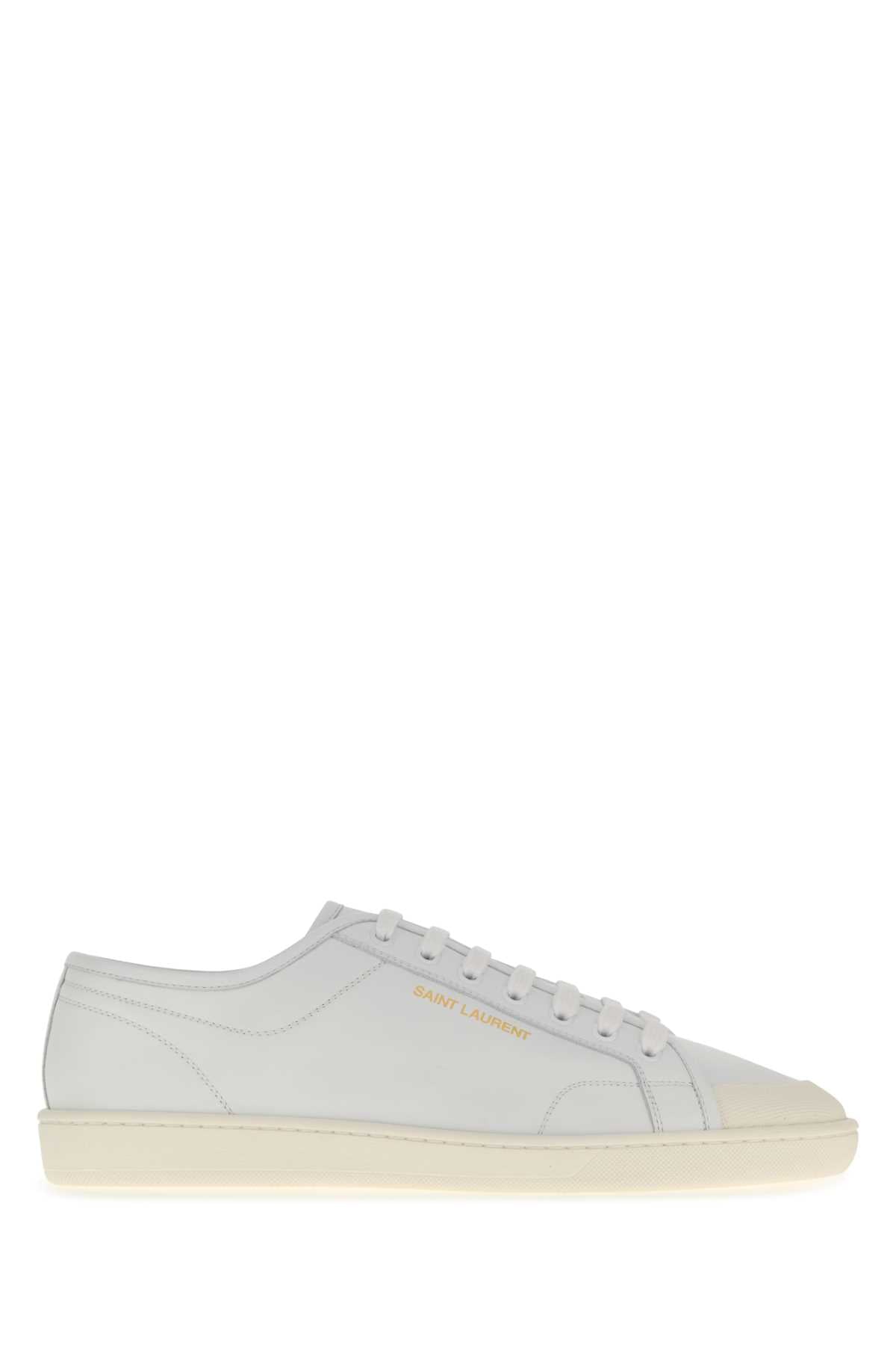 SAINT LAURENT GYM LOW TOP SNE For Men Exterior: 100% Calf Interior: 100% Leather Sole: Rubber