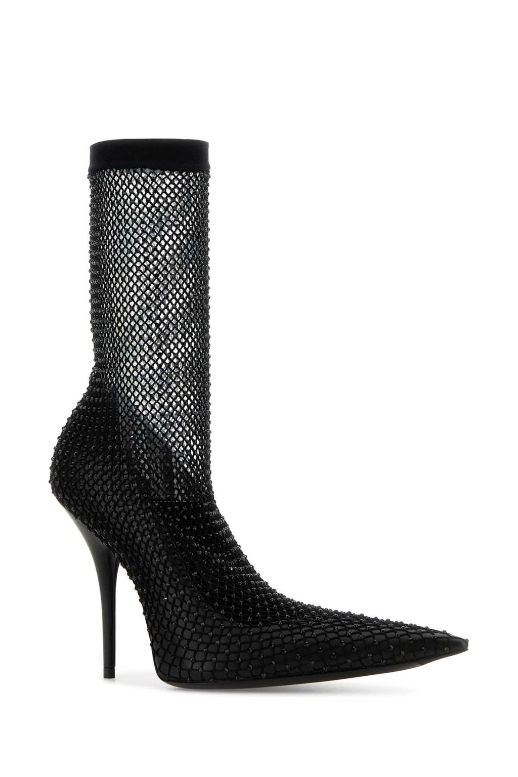 BALENCIAGA AVENUE P.NET H110 For Women Exterior: 100% Nappa leather 100% Fabric 100% Rhinestones Interior: 100% Leather Sole: Leather