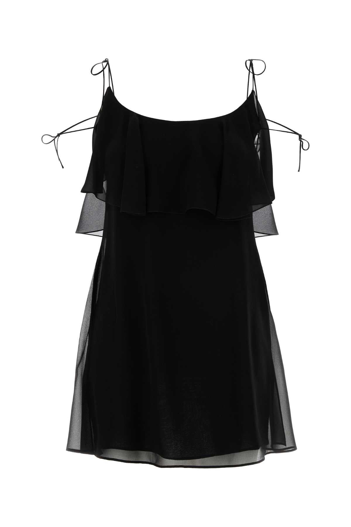 SAINT LAURENT ROBE For Women Exterior: 100% Silk Lining: 100% Silk