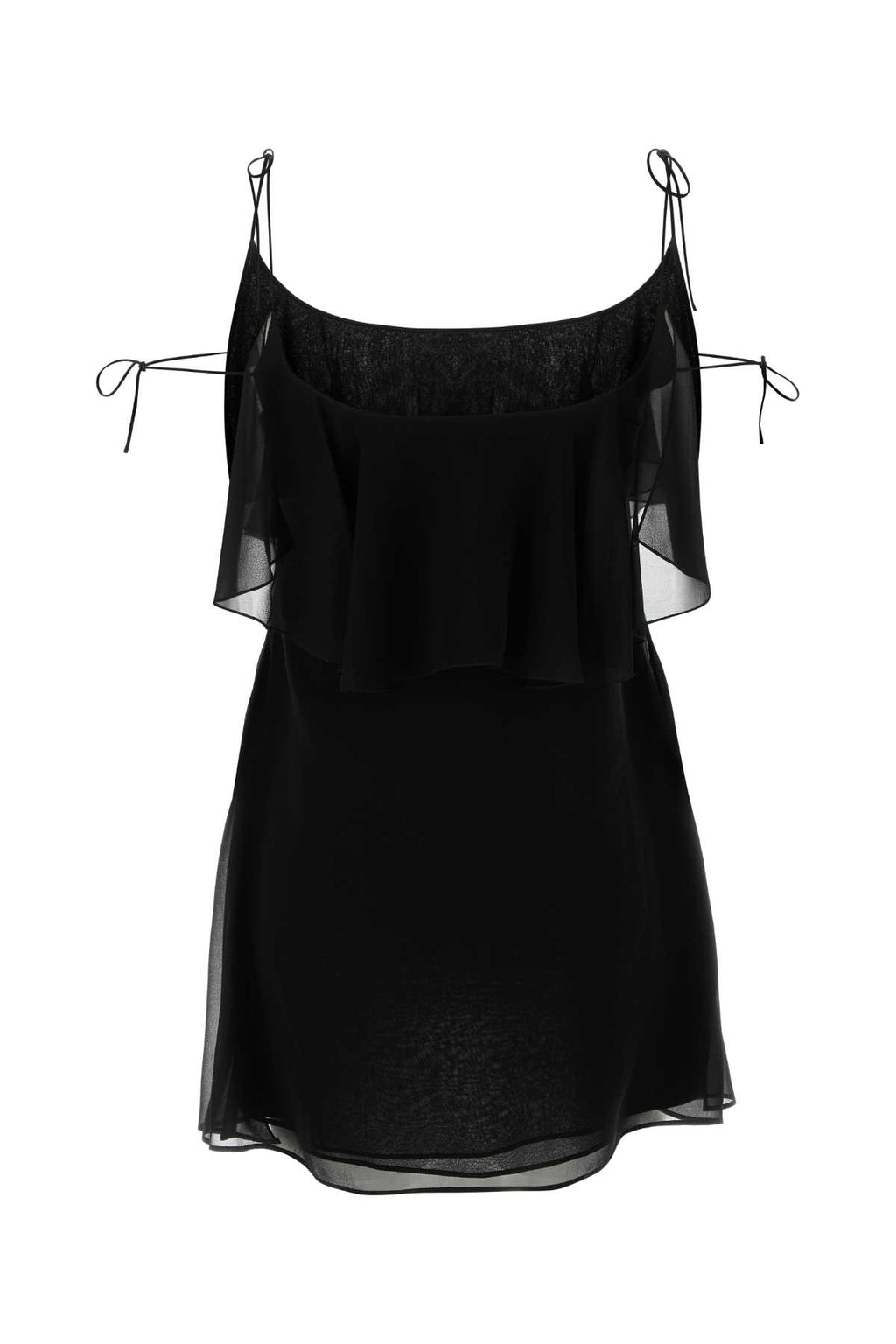 SAINT LAURENT ROBE For Women Exterior: 100% Silk Lining: 100% Silk
