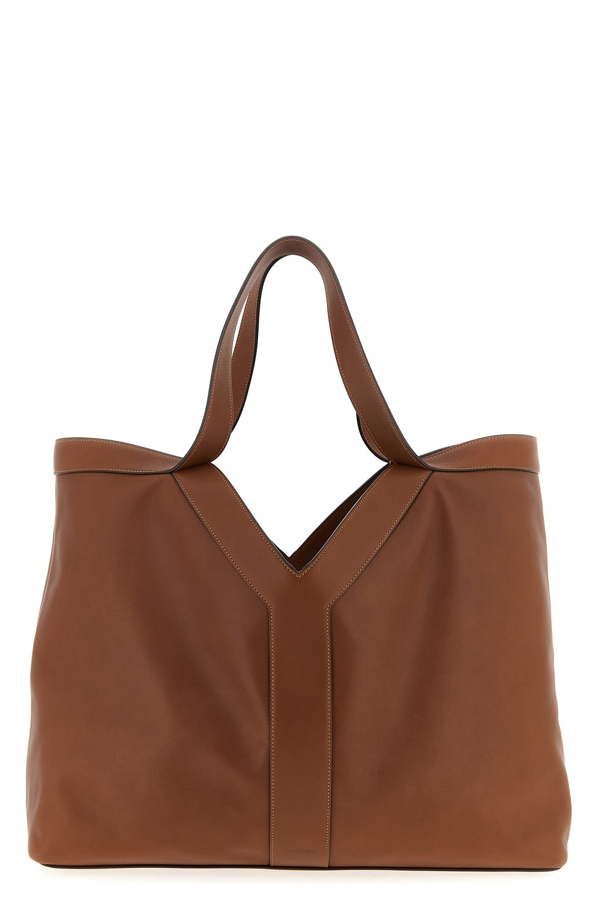 SAINT LAURENT 'Y' large shopping bag For Men 100% calfskin leather (Bos Taurus)