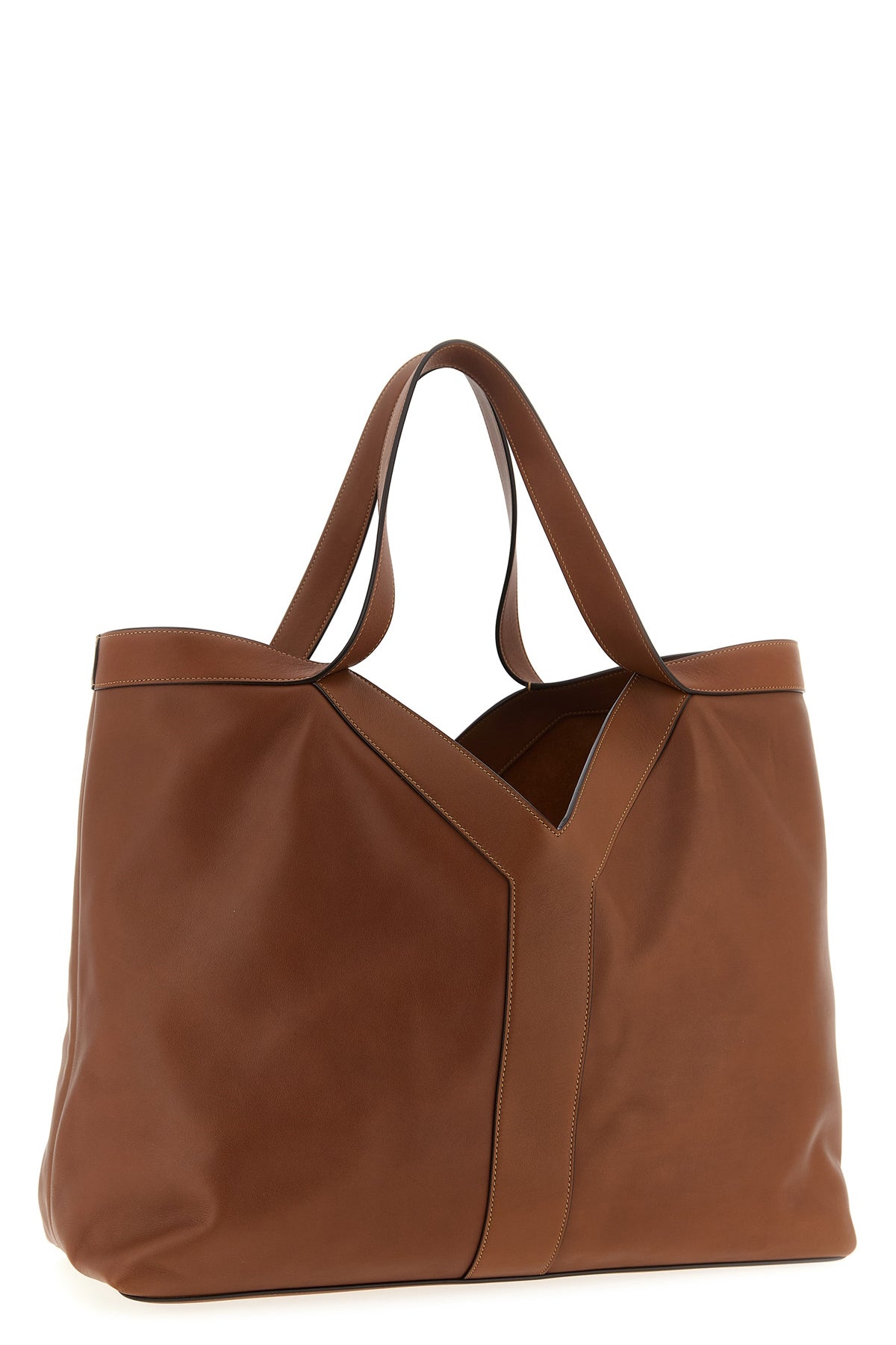 SAINT LAURENT 'Y' large shopping bag For Men 100% calfskin leather (Bos Taurus)