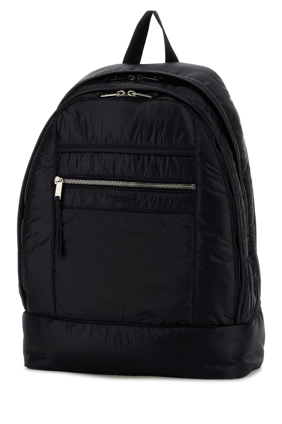 SAINT LAURENT YSL BV CITY BCKPCK For Men Exterior: 100% Fabric Lining: 100% Fabric Finishing: Silver metal