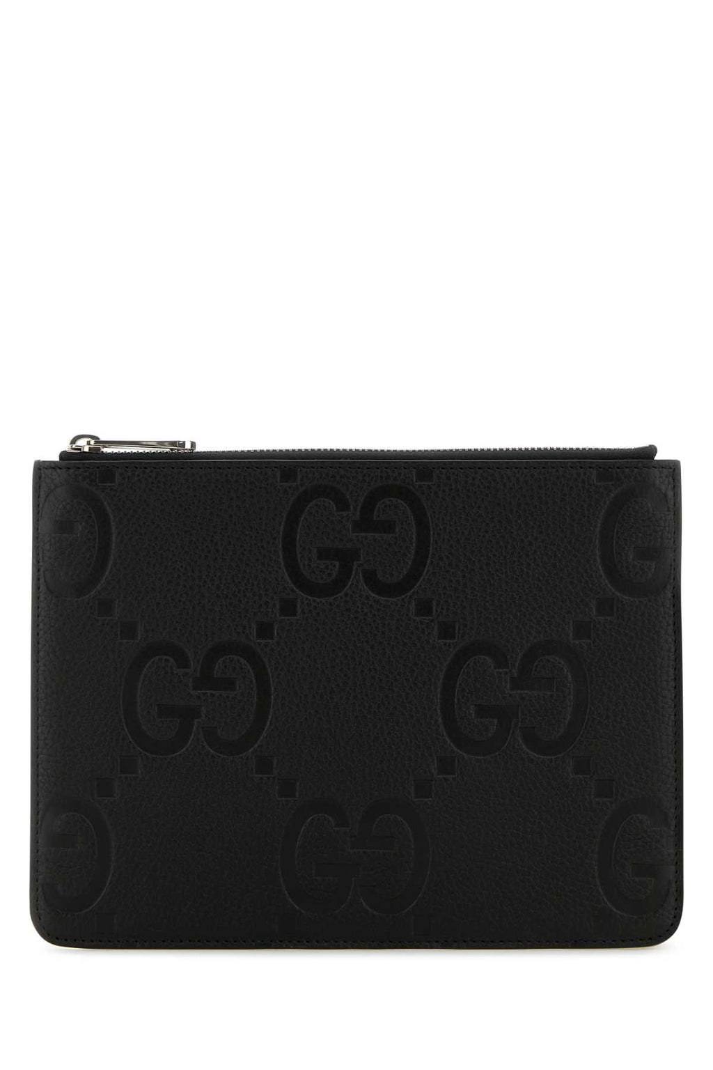 GUCCI M.POUCH MEDIUM PIUMA GG JUMBO/ For Men Exterior: 100% Leather Lining: 100% Fabric Finishing: Silver metal
