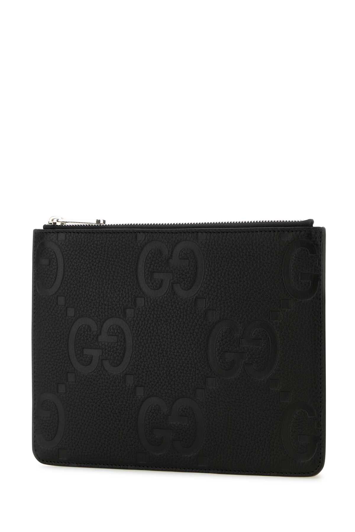 GUCCI M.POUCH MEDIUM PIUMA GG JUMBO/ For Men Exterior: 100% Leather Lining: 100% Fabric Finishing: Silver metal