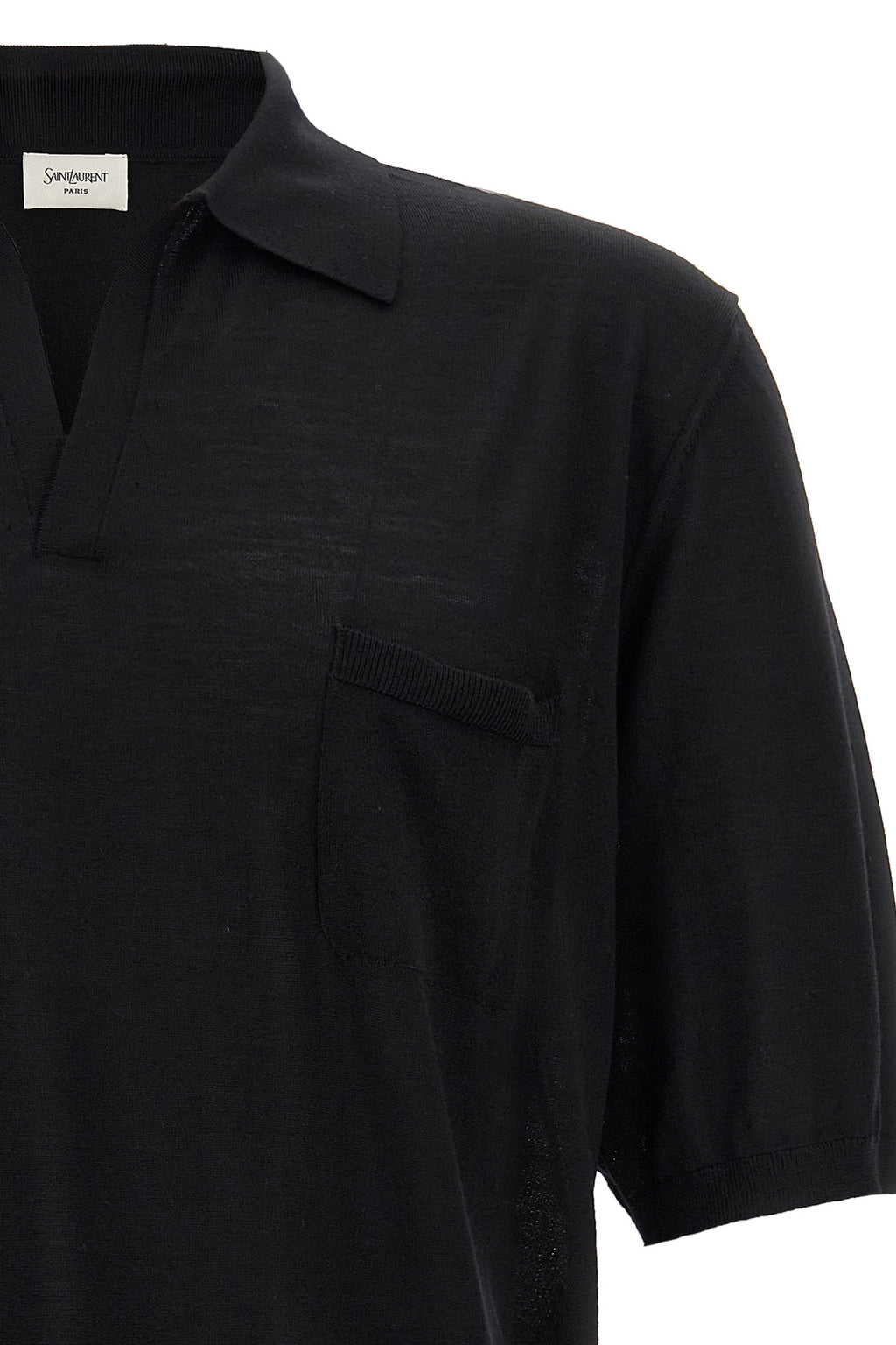 SAINT LAURENT Wool polo shirt For Men 100% wool