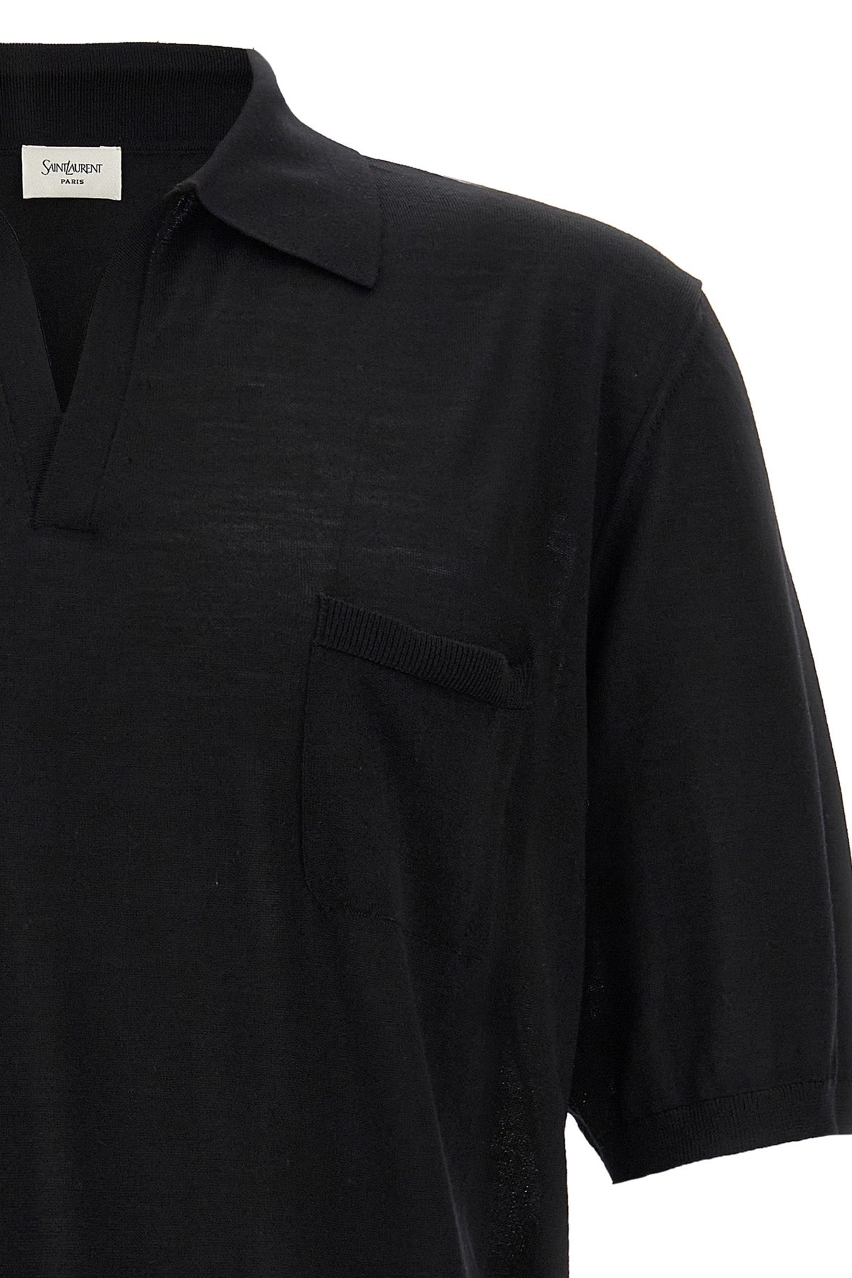 saint laurent Wool polo shirt