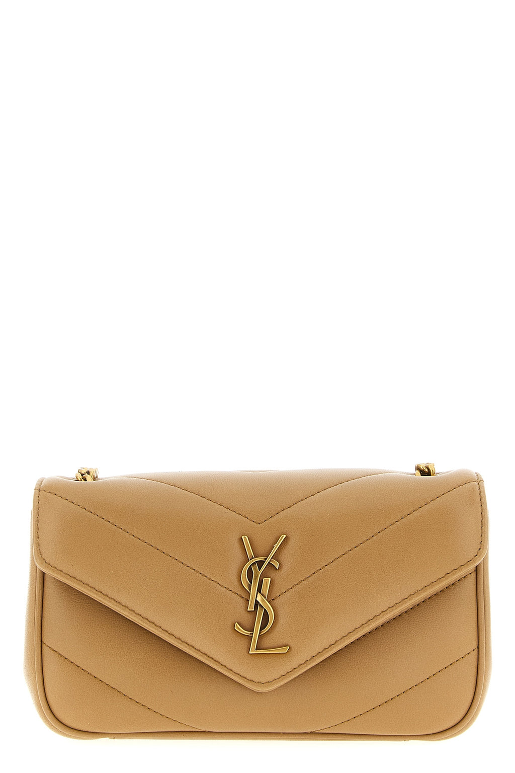 SAINT LAURENT 'Loulou' mini crossbody bag For Women 100% lamb leather (Ovis Aries)