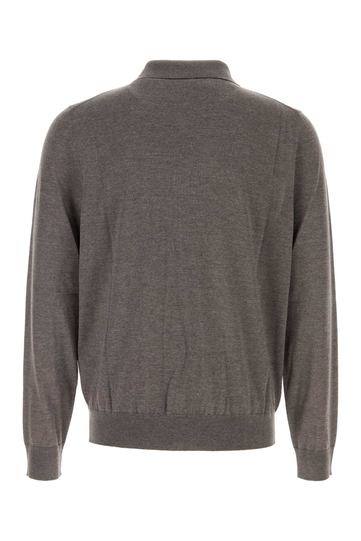 SAINT LAURENT POLO MANCHES LONGUES For Men Exterior: 100% Virgin wool