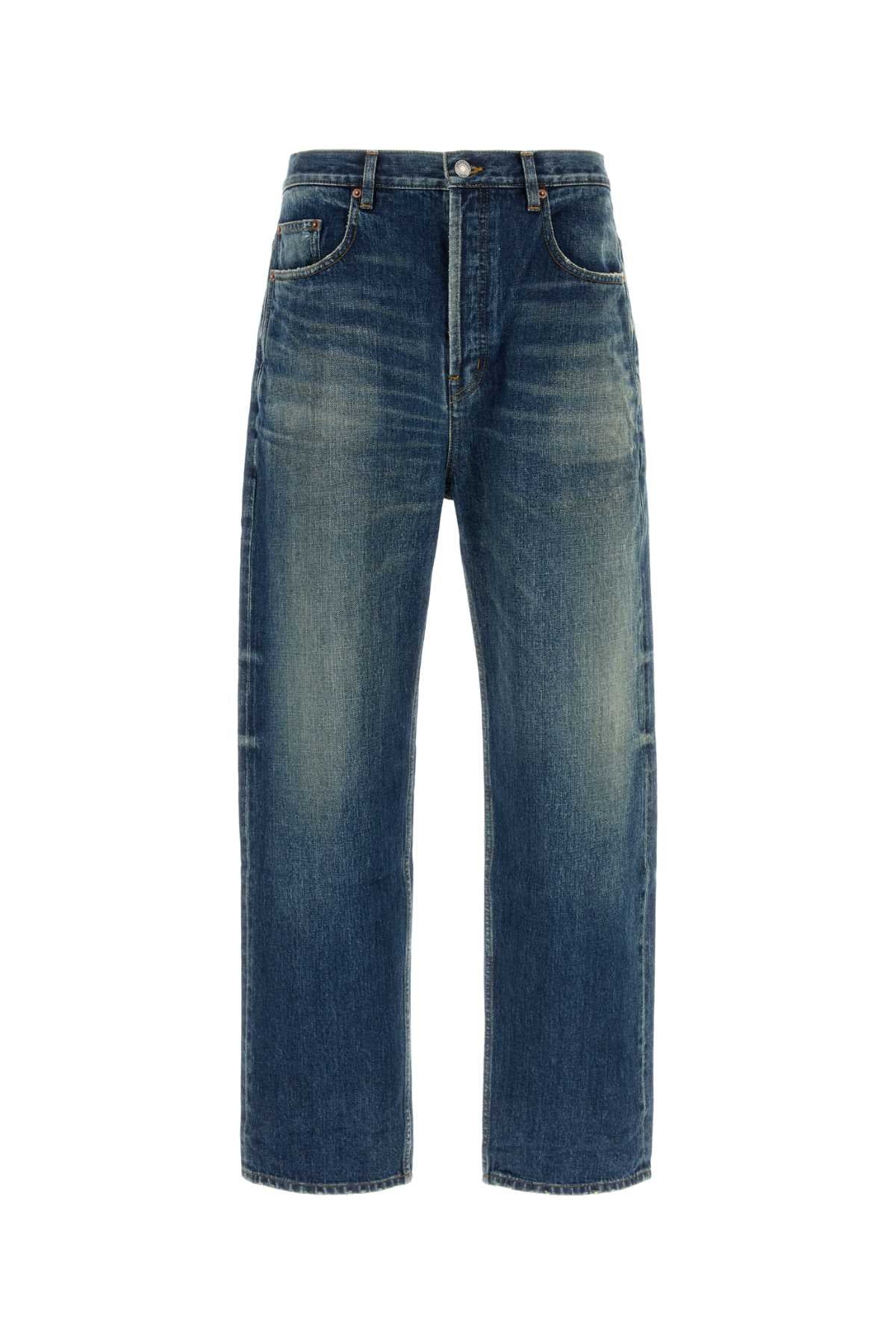 SAINT LAURENT HIGH RISE STRAIGHT L For Men Exterior: 100% Cotton