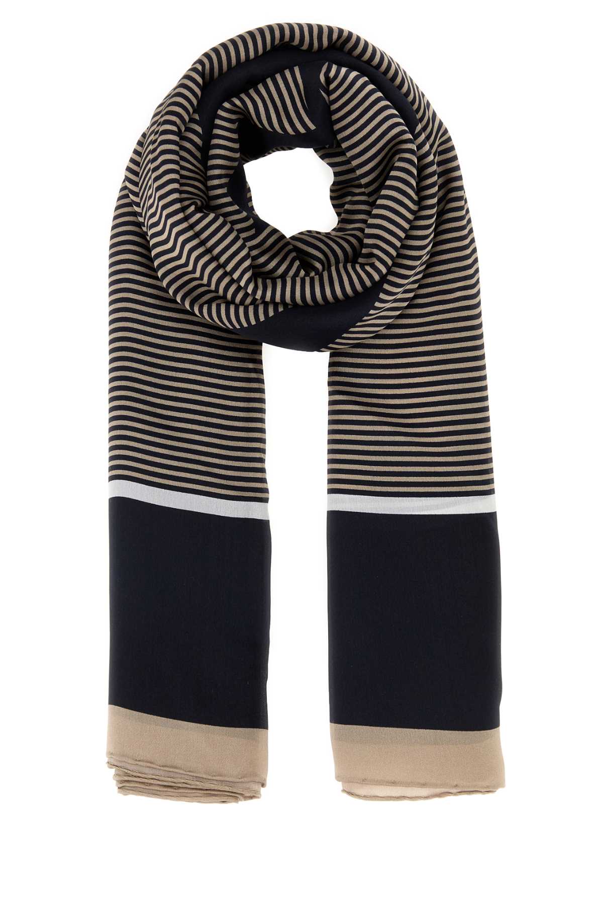 SAINT LAURENT PAREO RAYURES CASSAN For Men Exterior: 100% Silk