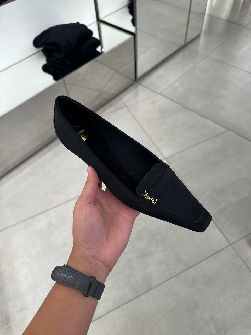Le Loafer Penny Mules in Satin