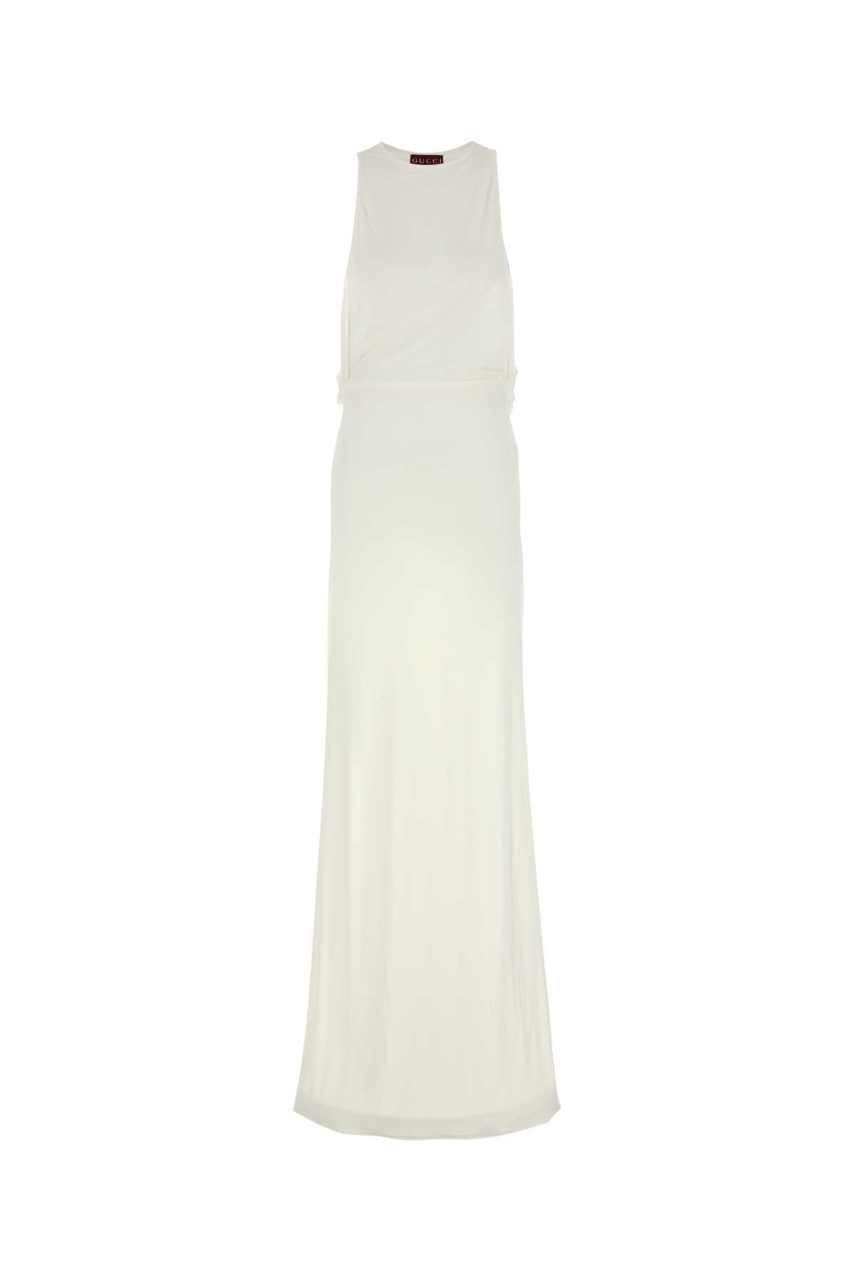 GUCCI GOWN VISCOSE CREPE JRS_17_18 For Women Exterior: 100% Viscose Lining: 74% Nylon 26% Elastane