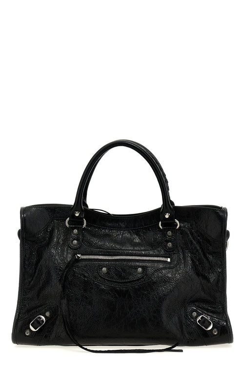 BALENCIAGA 'Le City Bag M' Hand Bag For Women 100% lamb leather (Ovis Aries)
