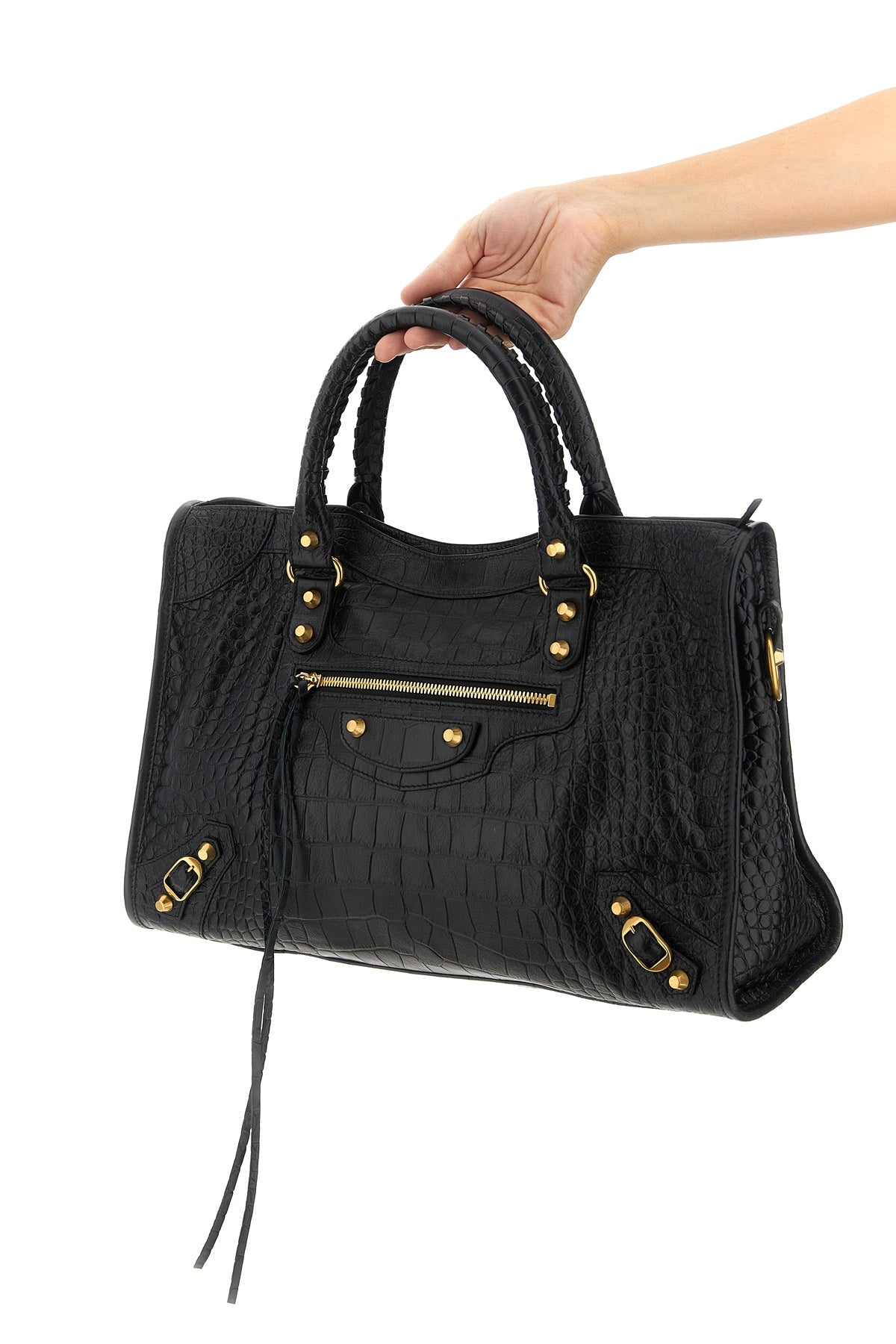 BALENCIAGA 'Le City Bag M' handbag For Women 100% calfskin leather (Bos Taurus)