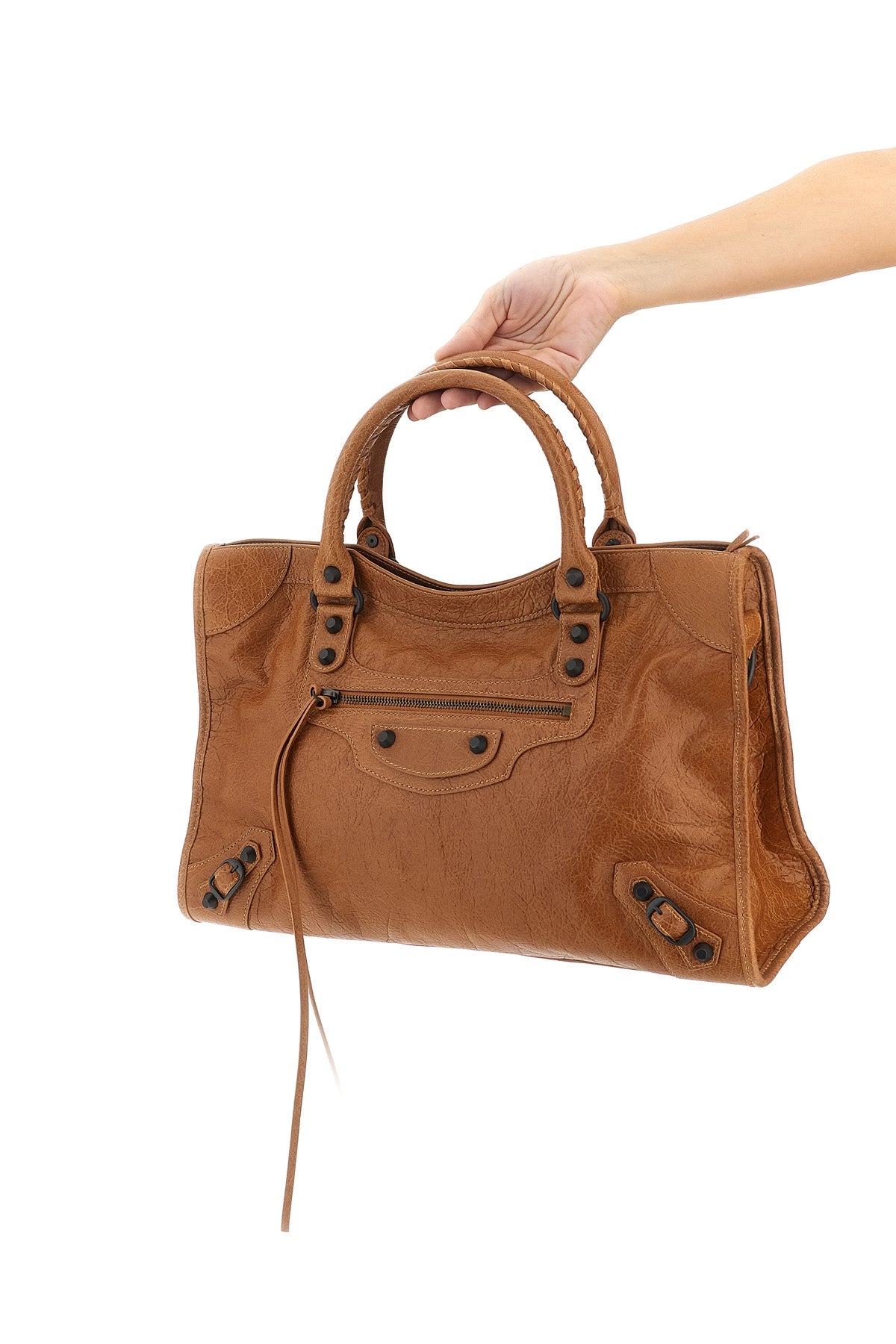 BALENCIAGA 'Le City Bag M' handbag For Women 100% lamb leather (Ovis Aries)