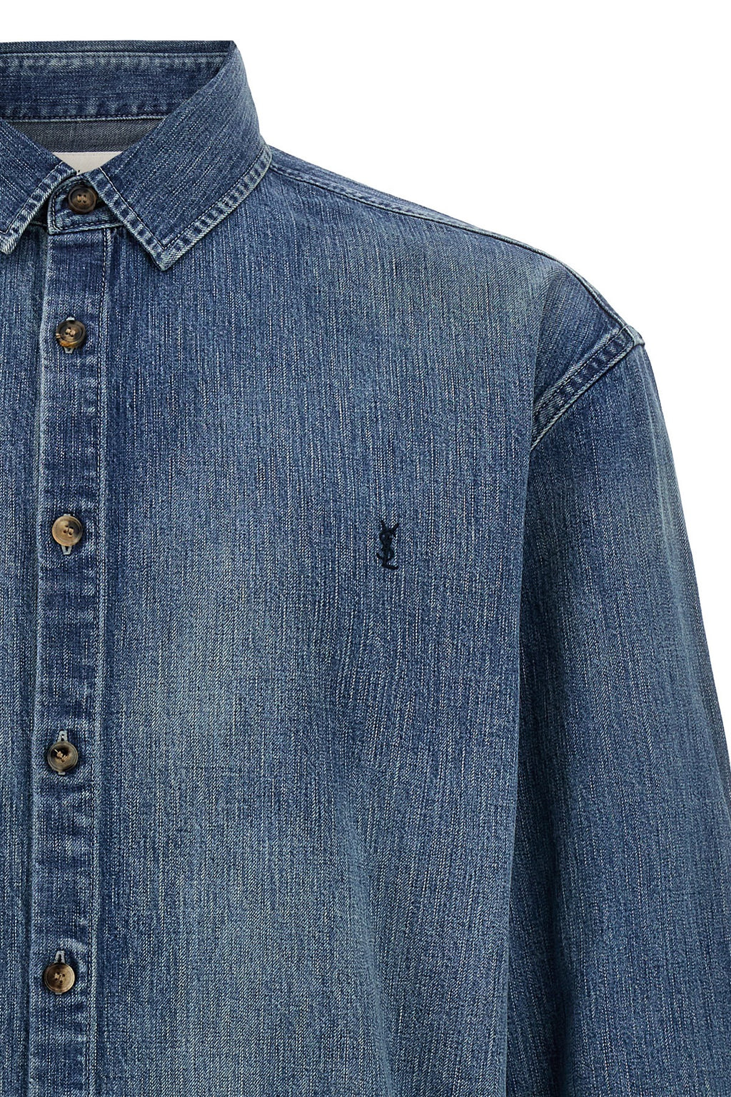 SAINT LAURENT Cassandre shirt For Men 100% cotton