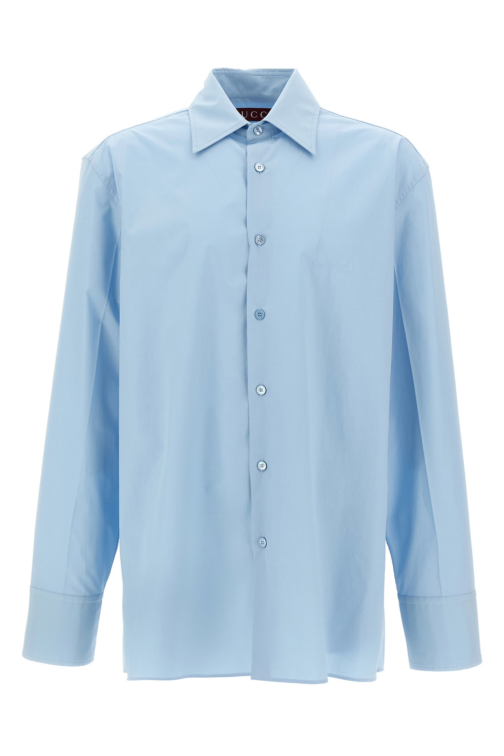 GUCCI Embossed logo shirt For Men 100% cotton