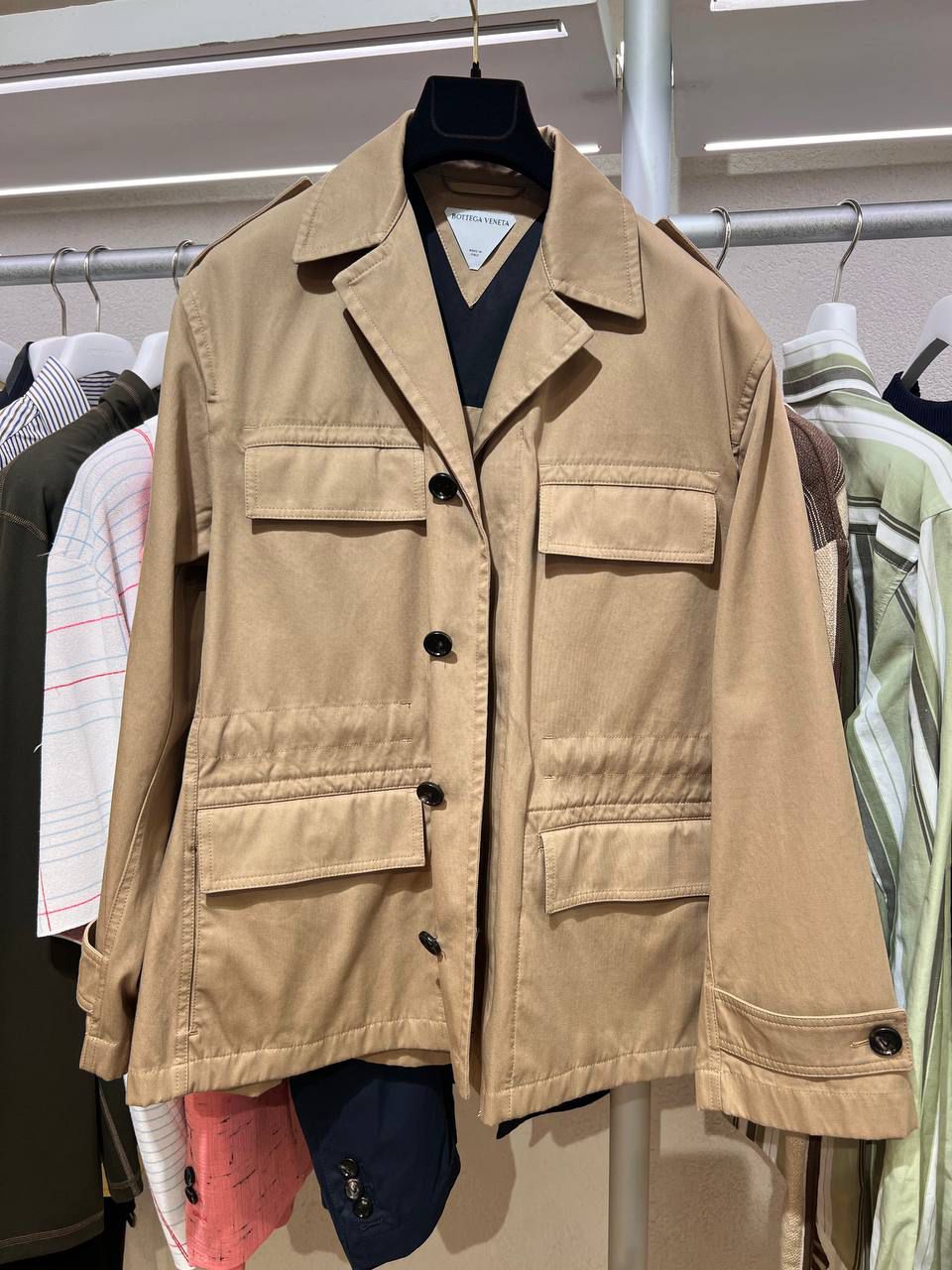 Cotton Gabardine Field Jacket