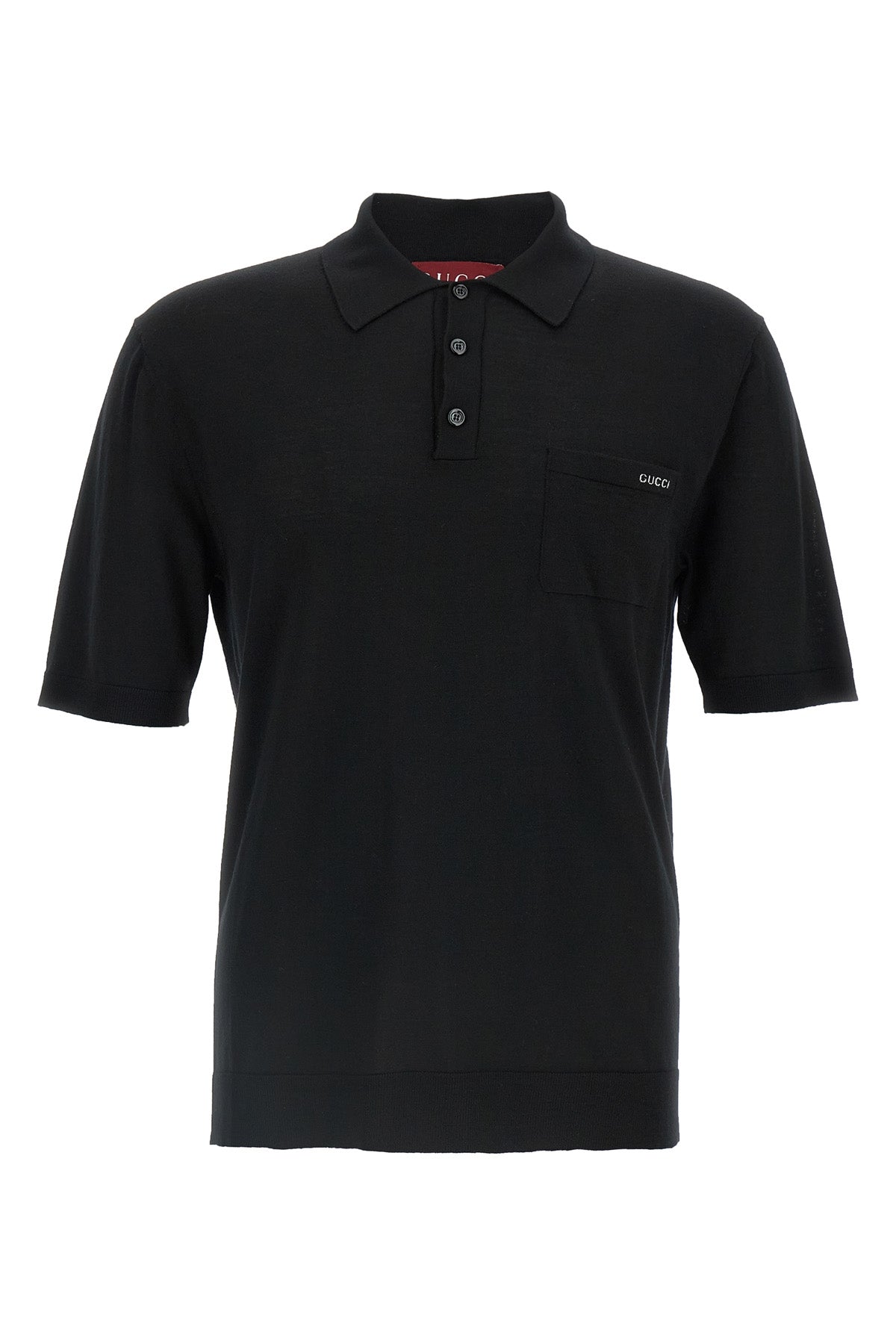 GUCCI 'Intarsio Gucci' polo shirt For Men 100% wool