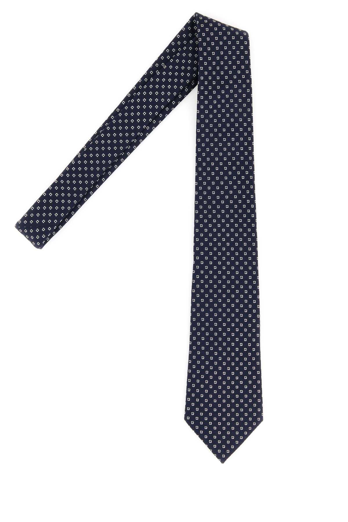 SAINT LAURENT CRAVATE MINI MOTIFS For Men Exterior: 100% Silk Lining: 100% Silk