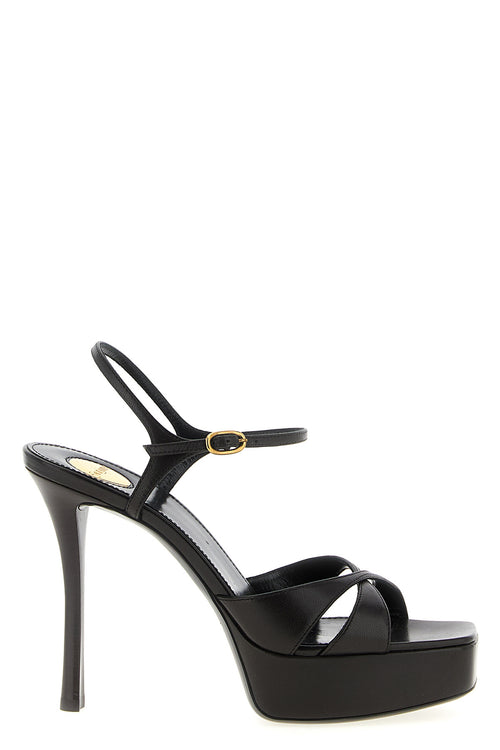 SAINT LAURENT 'Debbie' sandals For Women 100% lamb leather (Ovis Aries)