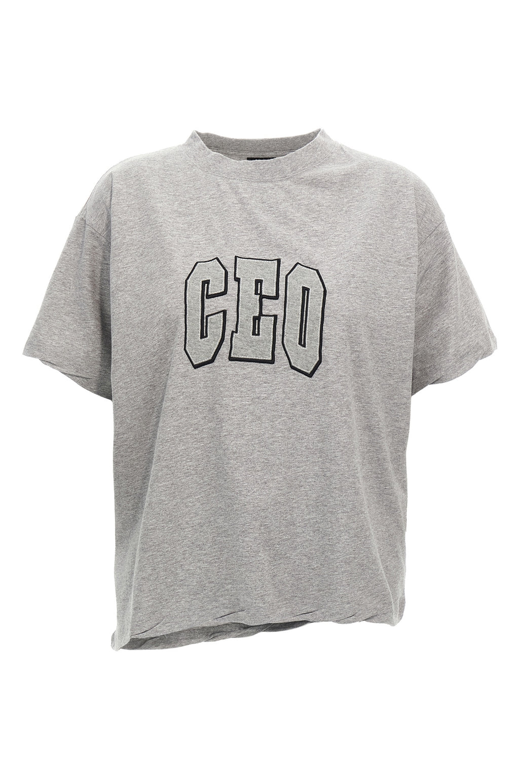 BALENCIAGA 'CEO Team Logo' T-shirt For Women 100% cotton