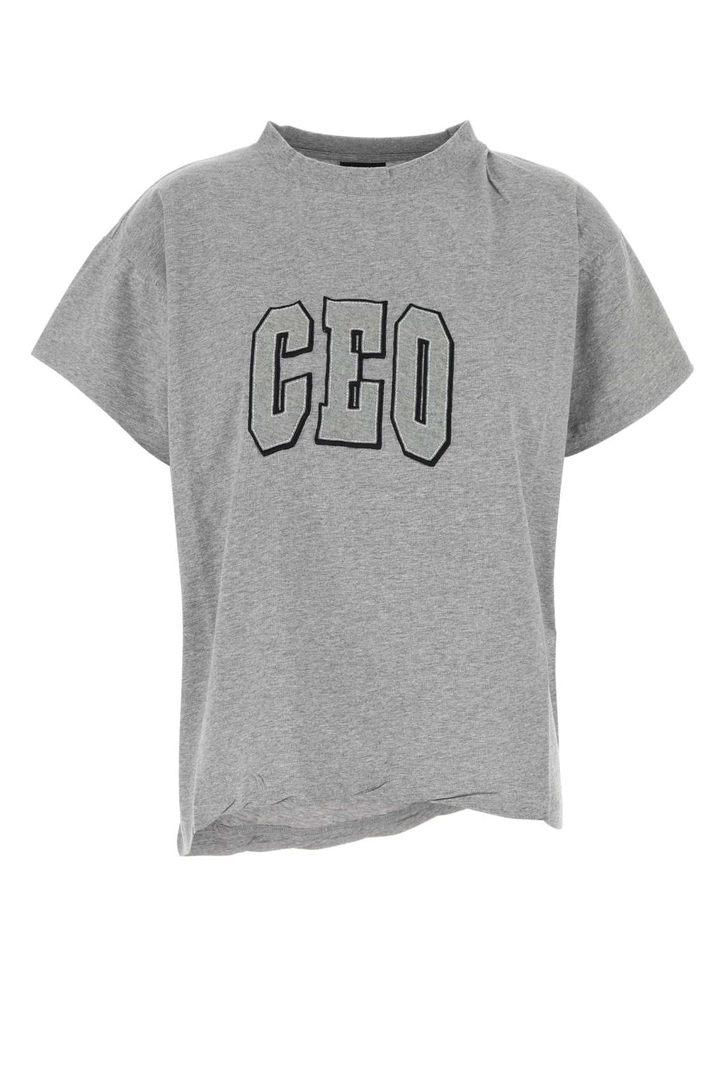 BALENCIAGA Boxy T-Shirt For Women Exterior: 100% Cotton