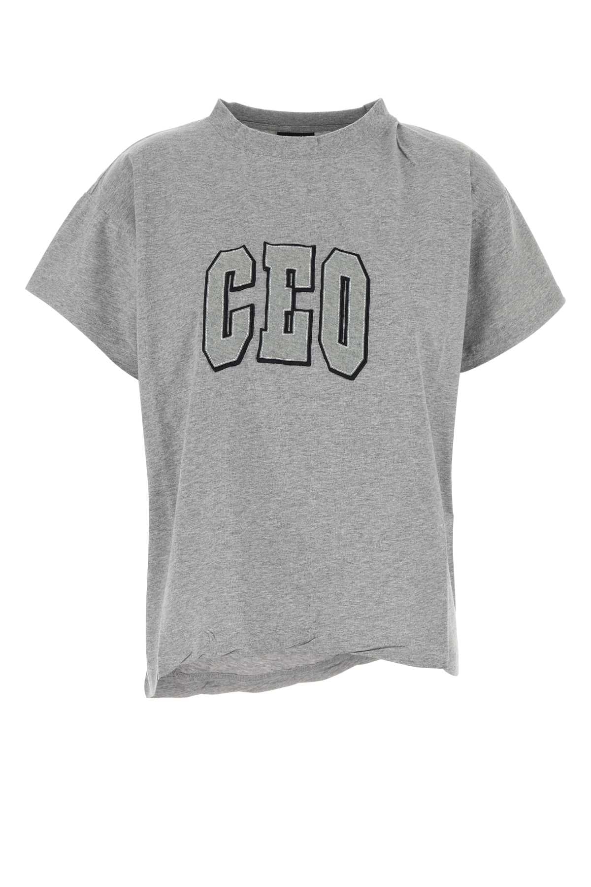 BALENCIAGA Boxy T-Shirt For Women Exterior: 100% Cotton