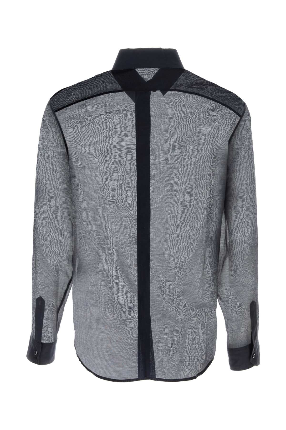 SAINT LAURENT CHEMISE S66M For Men Exterior: 66% Cotton 34% Silk