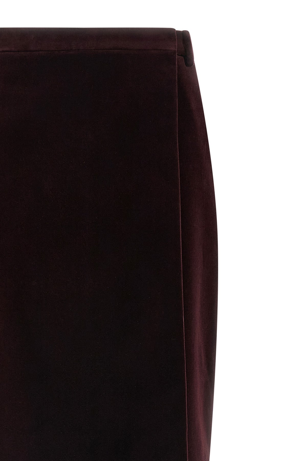 SAINT LAURENT Velvet skirt For Women 100% cotton