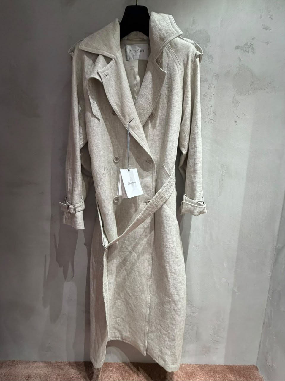 Linen Trench Coat
