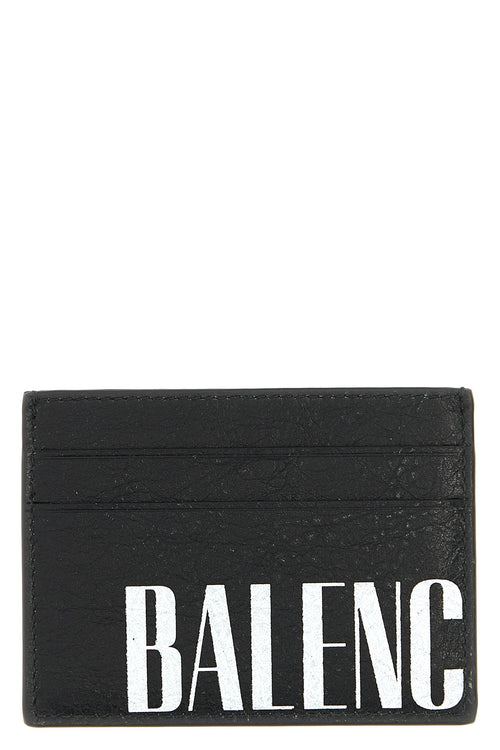 BALENCIAGA 'Editor' card holder For Men 100% lamb leather (Ovis Aries)