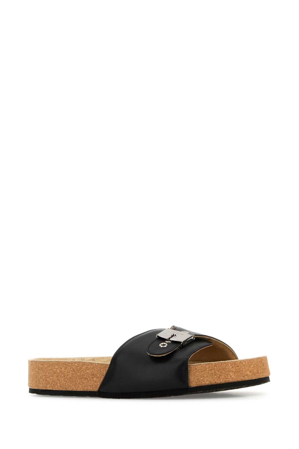BALENCIAGA SCHOLL SANDAL FLAT For Men Exterior: 100% Calf Interior: 100% Leather Sole: Rubber