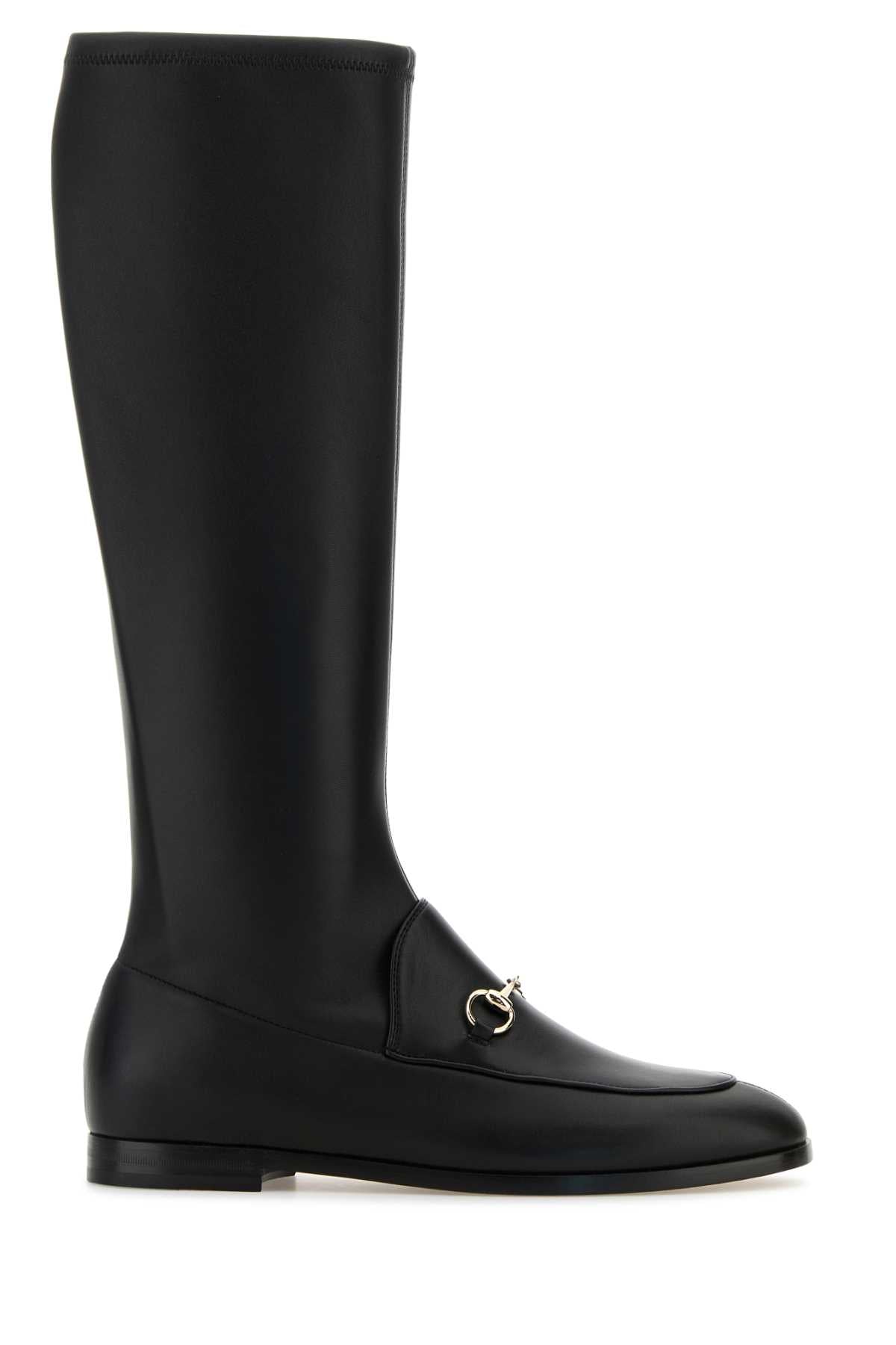 GUCCI W JORDAAN BOOT NAPPA W/HB For Women Exterior: 100% Leather Interior: 100% Leather Sole: Leather