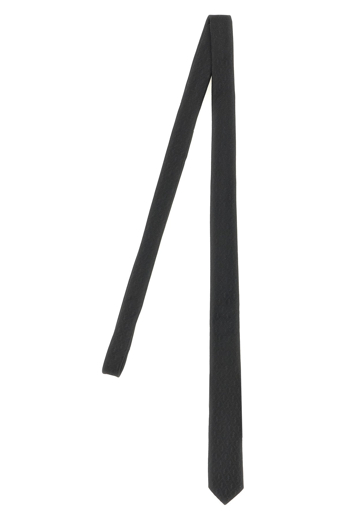 SAINT LAURENT 'Monogram Y' tie For Men 100% silk