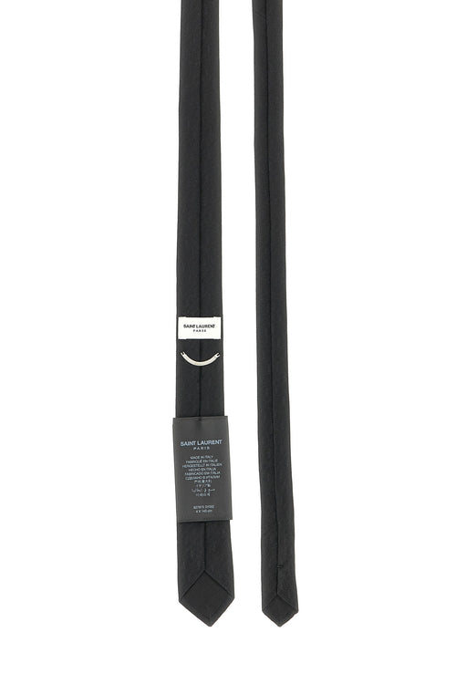 SAINT LAURENT 'Monogram Y' tie For Men 100% silk