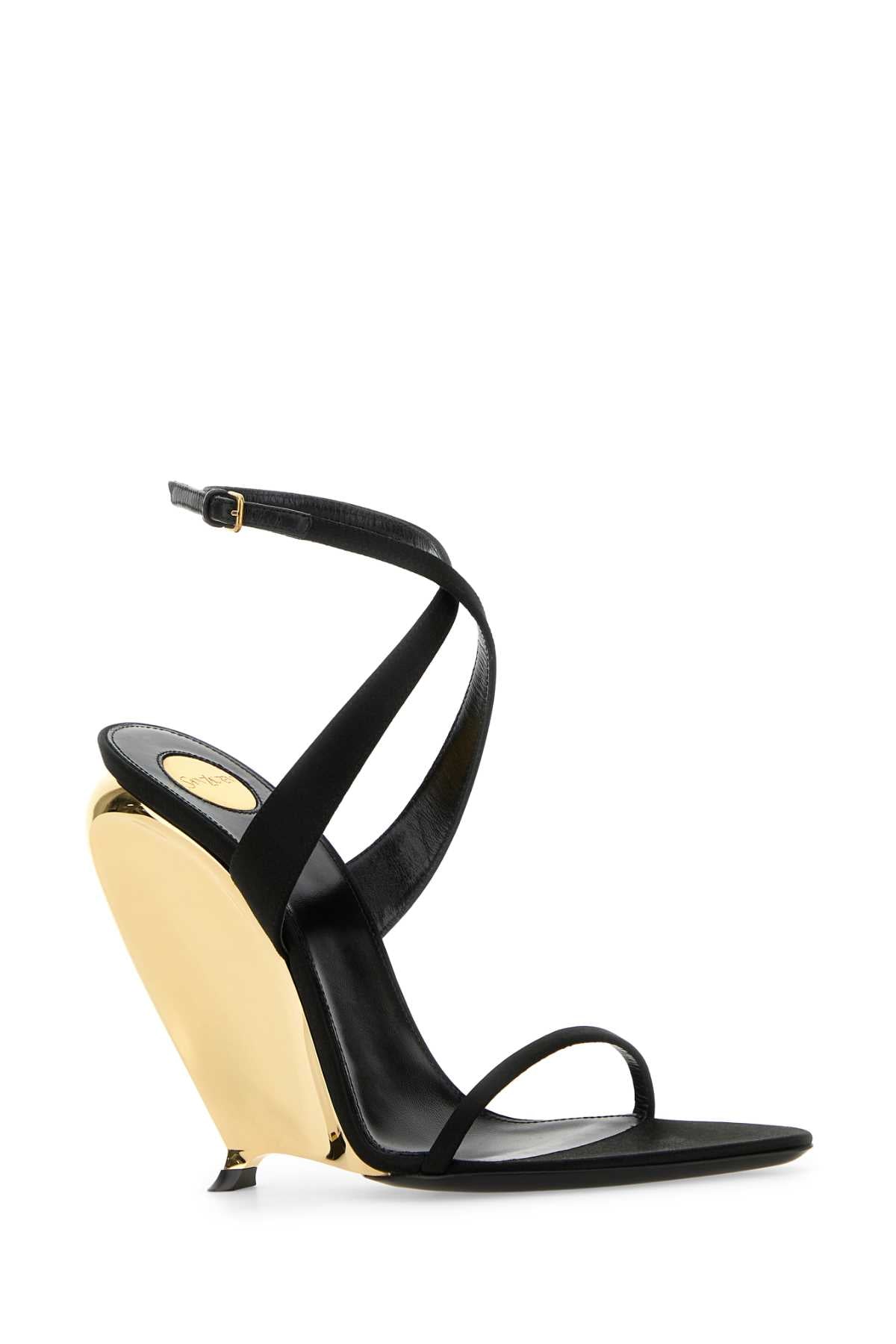 SAINT LAURENT GIPPY 110 ERWELL SAN For Women Exterior: 100% Fabric Interior: 100% Fabric Sole: Leather