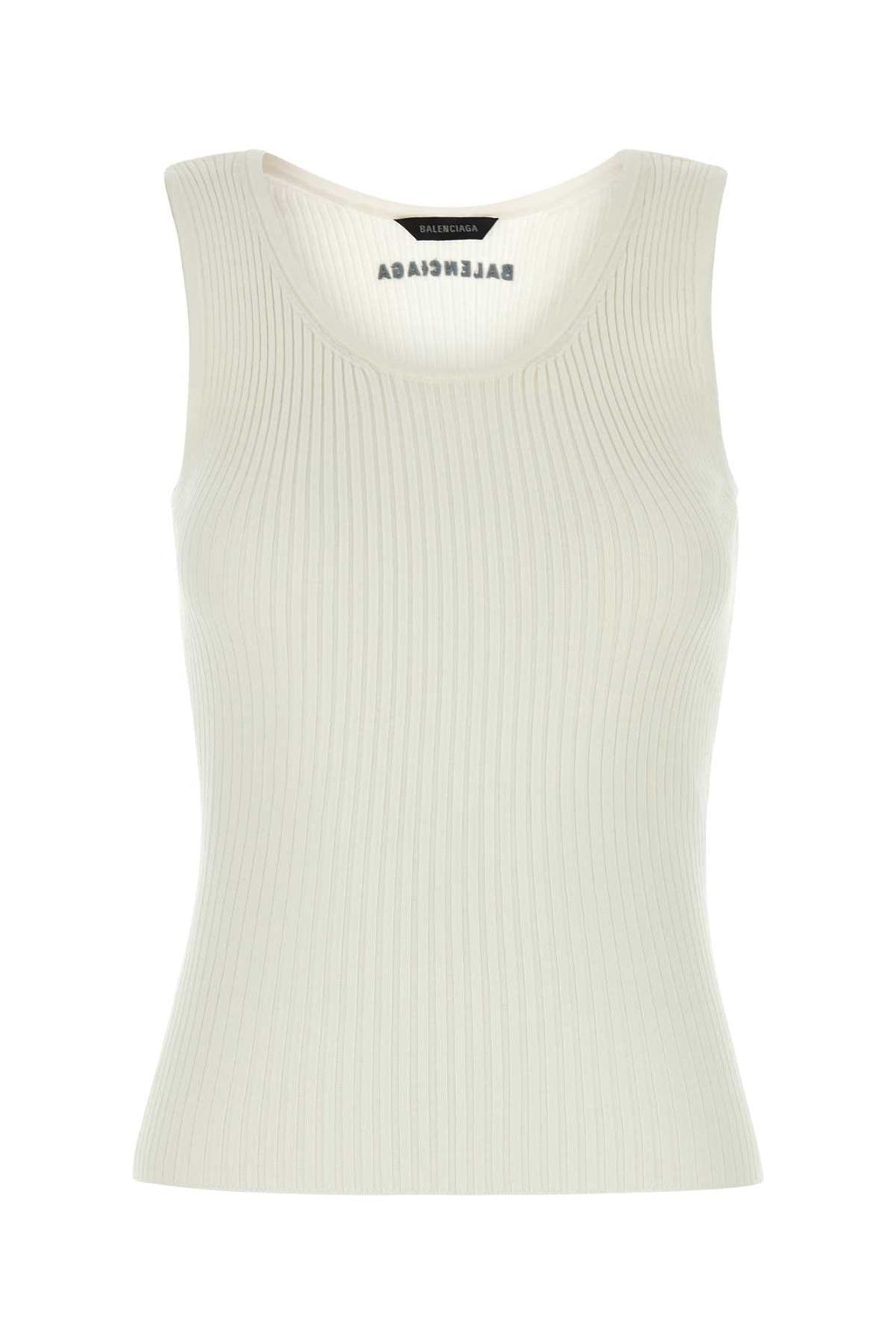 BALENCIAGA TANK TOP For Women Exterior: 90% Wool 8% Nylon 2% Elastane