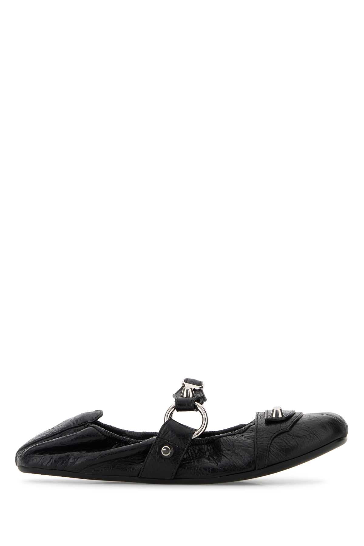 BALENCIAGA CITY FLAT L005 For Women Exterior: 100% Lamb Interior: 100% Leather Sole: Rubber