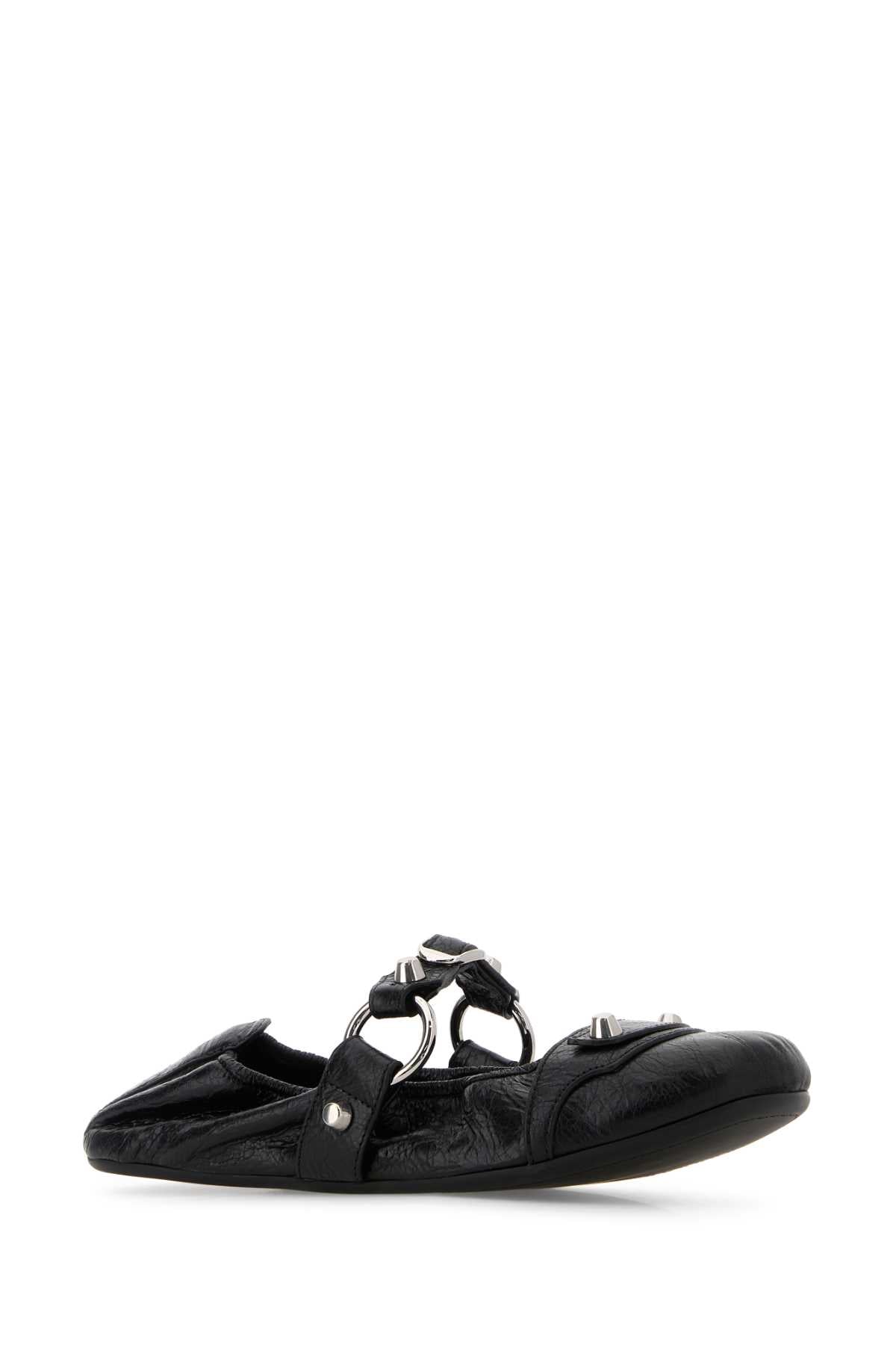 BALENCIAGA CITY FLAT L005 For Women Exterior: 100% Lamb Interior: 100% Leather Sole: Rubber