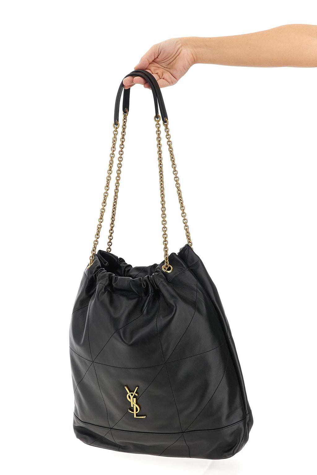 SAINT LAURENT 'Jamie' large shoulder bag For Women 100% lamb leather (Ovis Aries)