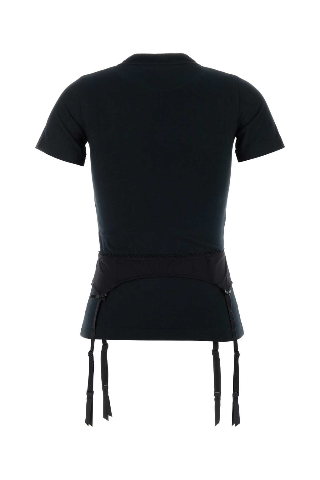 BALENCIAGA LINGERIE T-SHIRT For Women Exterior: 95% Cotton 5% Elastane